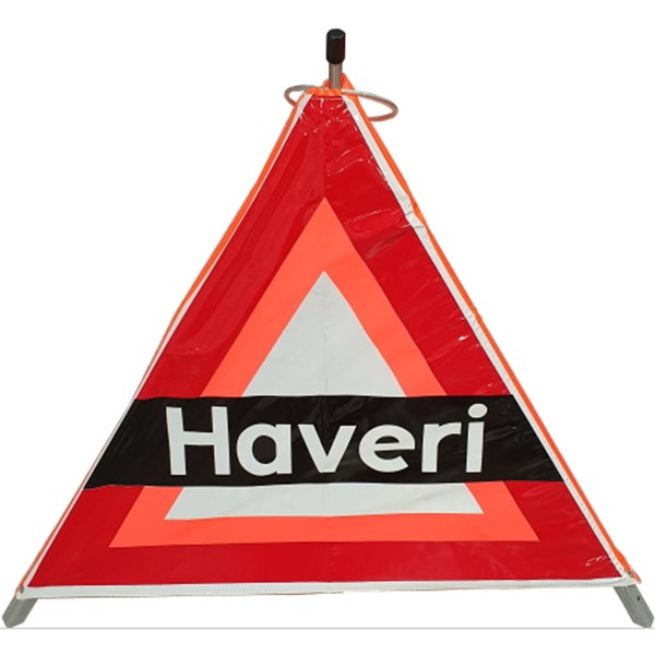 "Varningstält X6 N1 ""HAVERI"" inkl. väska"